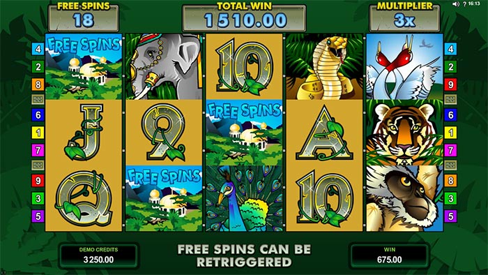 aventure palace free spins