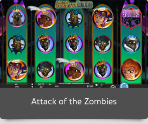 Golden slot attack of the zombies 